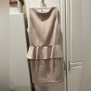 Dress, size 12.  Sleeveless.  Taupe.  Alice & You